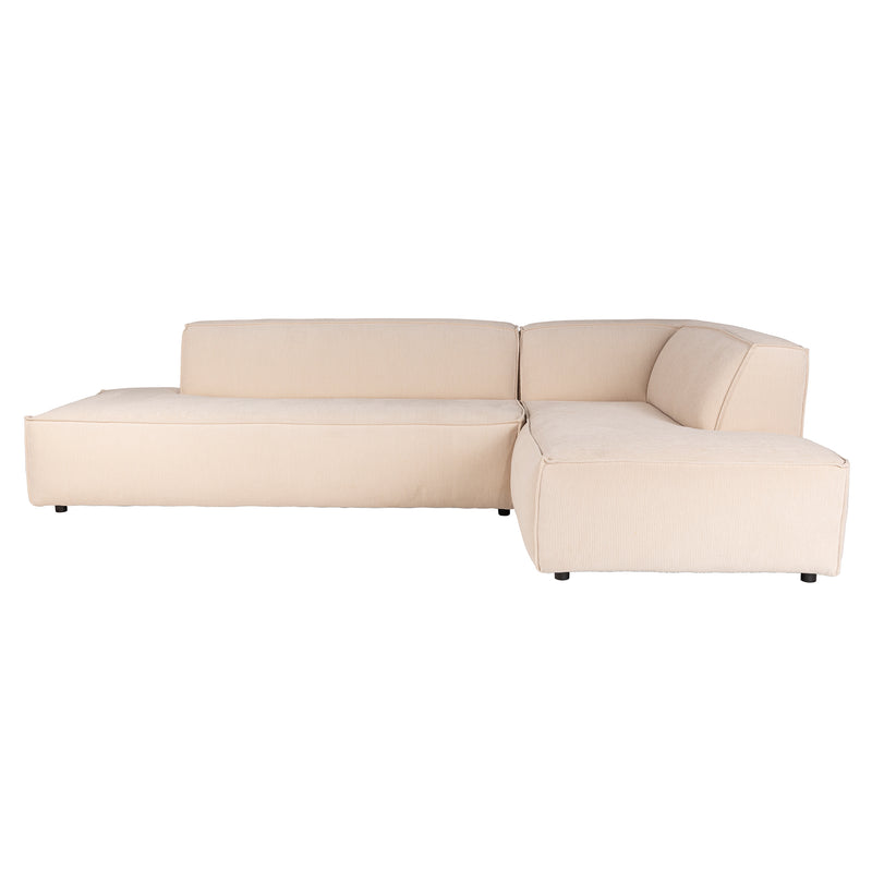 Zuiver - Fat Freddy Rib Ecksofa | rechts / natural