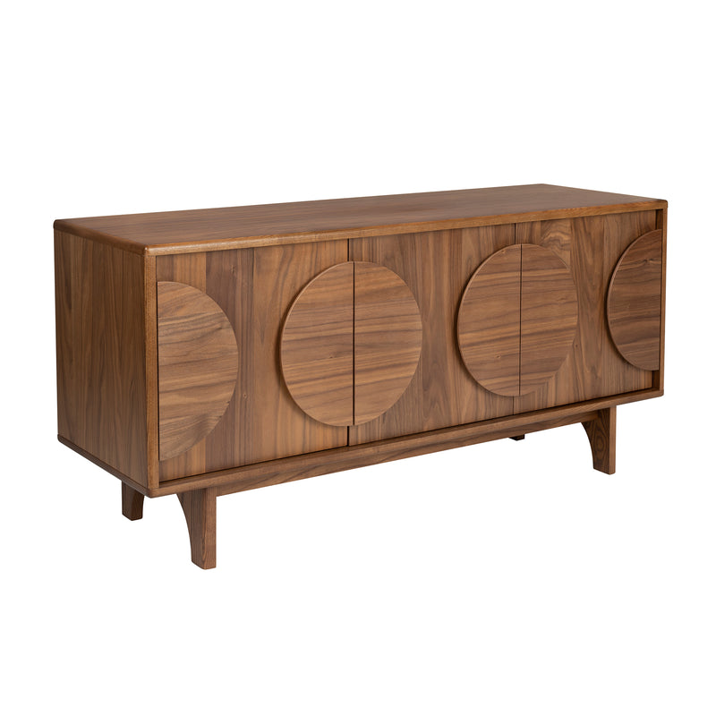Zuiver - Groove Sideboard | 3 Türen / walnuss