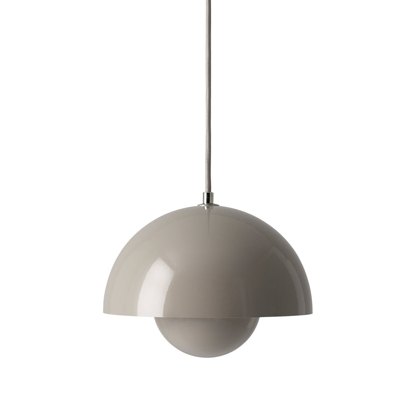 &Tradition - FlowerPot Pendelleuchte VP1 (farbig) | grau-beige