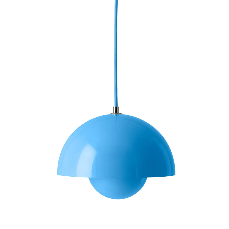 &Tradition - FlowerPot Pendelleuchte VP1 (farbig) | swim blau