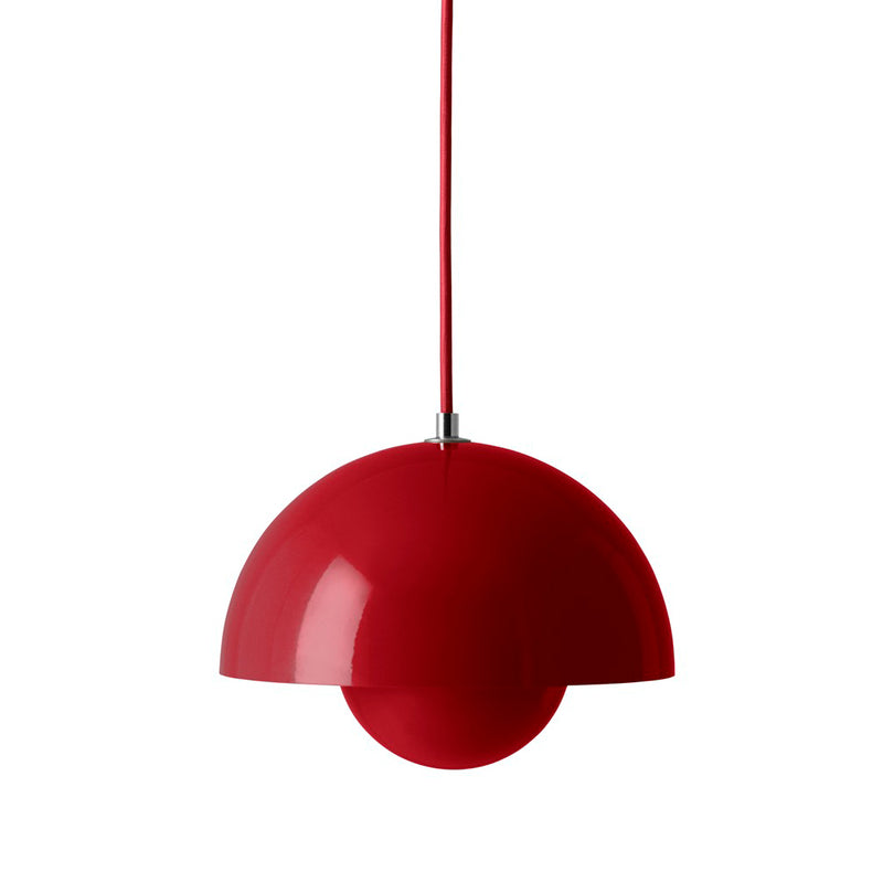 &Tradition - FlowerPot Pendelleuchte VP1 (farbig) | zinnoberrot