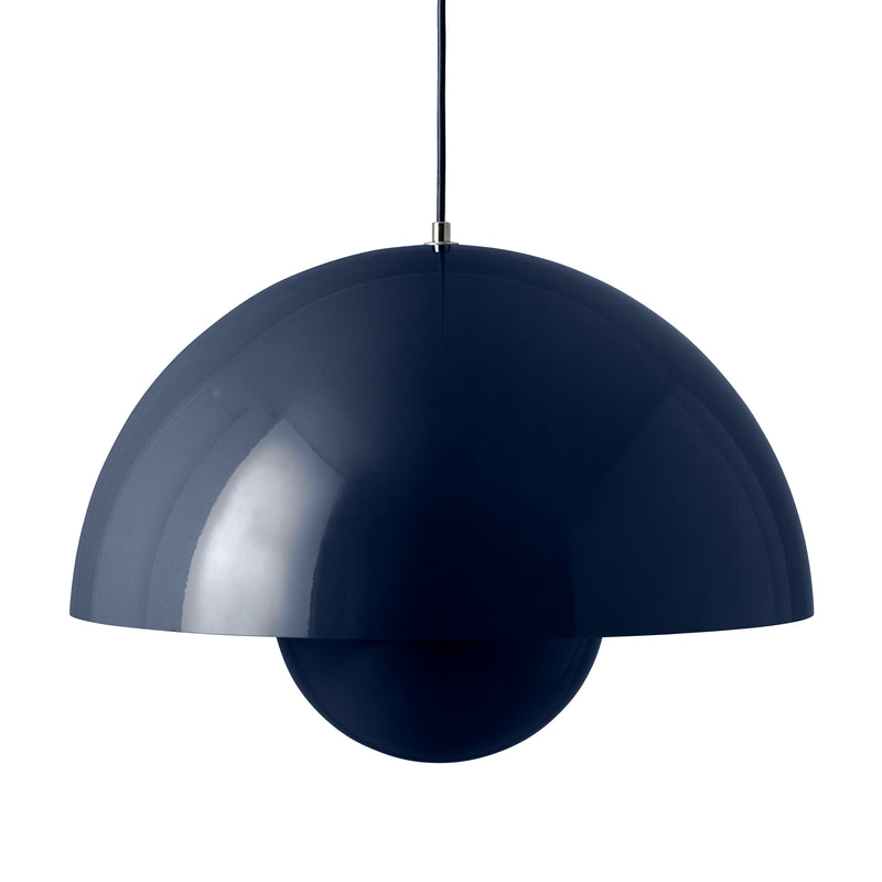 &Tradition - VP2 FlowerPot Pendelleuchte | stahlblau