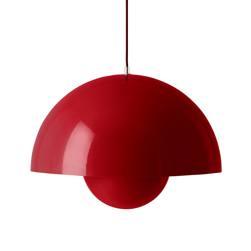 &Tradition - VP2 FlowerPot Pendelleuchte | zinnoberrot