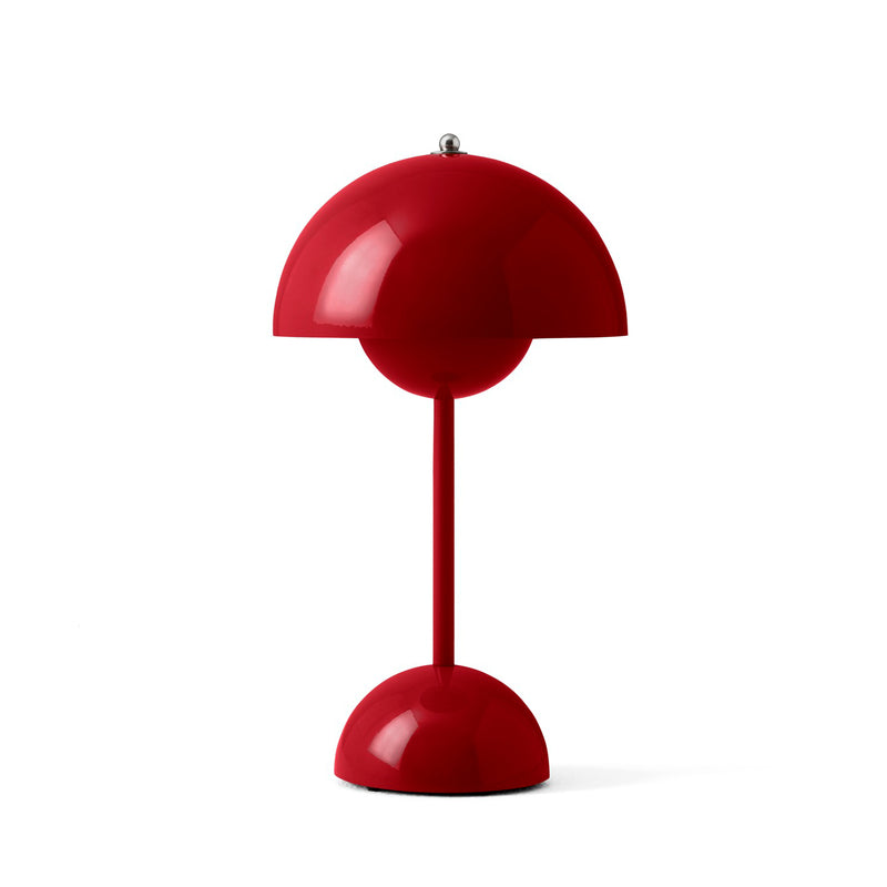 &Tradition - Flowerpot Akku Tischleuchte VP9 | zinnoberrot