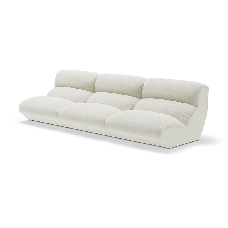 &Tradition - Hi Lo 3-Sitzer Sofa | Gabriel Grain 61229 / Beige