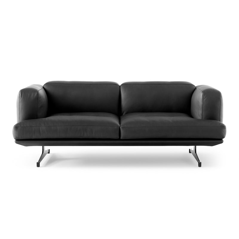 &Tradition - Inland Sofa | Noble Leder schwarz / Schwarz