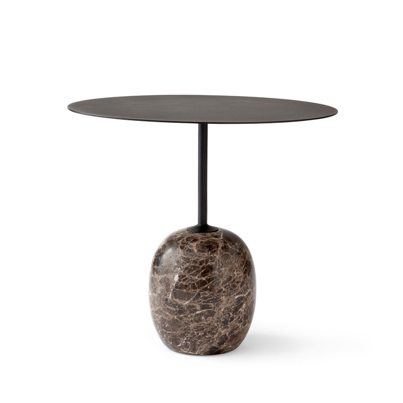 &Tradition - Lato Beistelltisch | oval 40 x 50 cm / schwarz