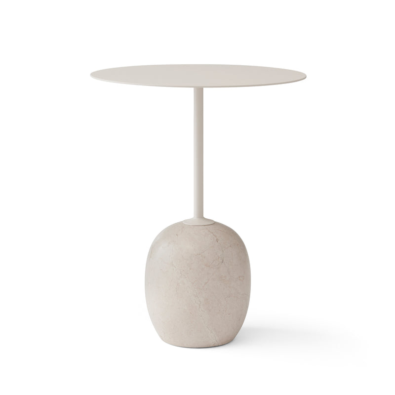 &Tradition - Lato Beistelltisch | rund Ø 40 cm, H 50 cm / elfenbein