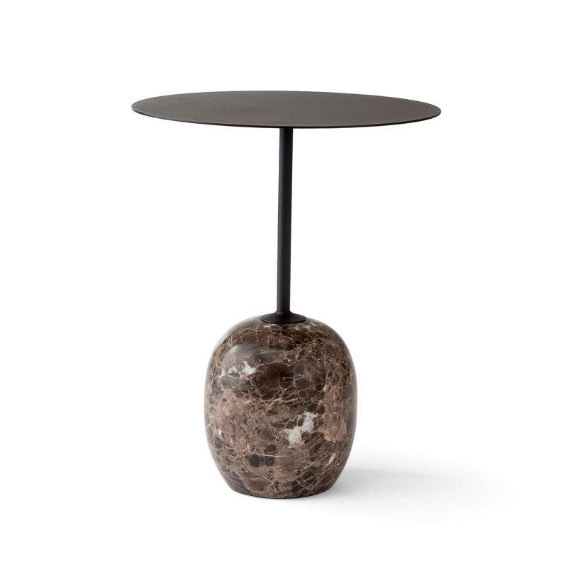 &Tradition - Lato Beistelltisch | rund Ø 40 cm, H 50 cm / schwarz