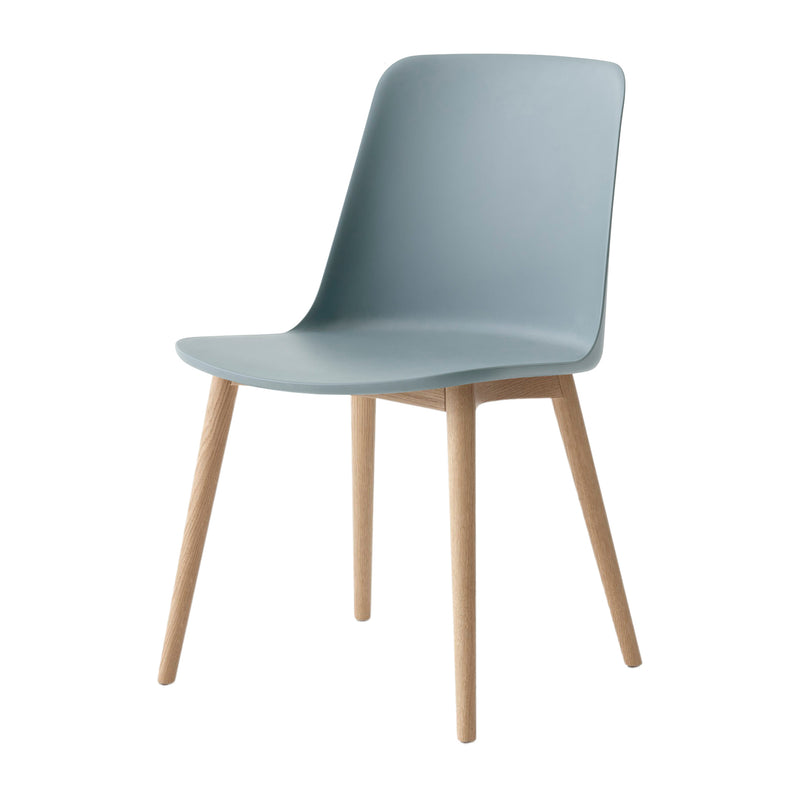 &Tradition - Rely Side Chair HW71 | hellblau / Eiche