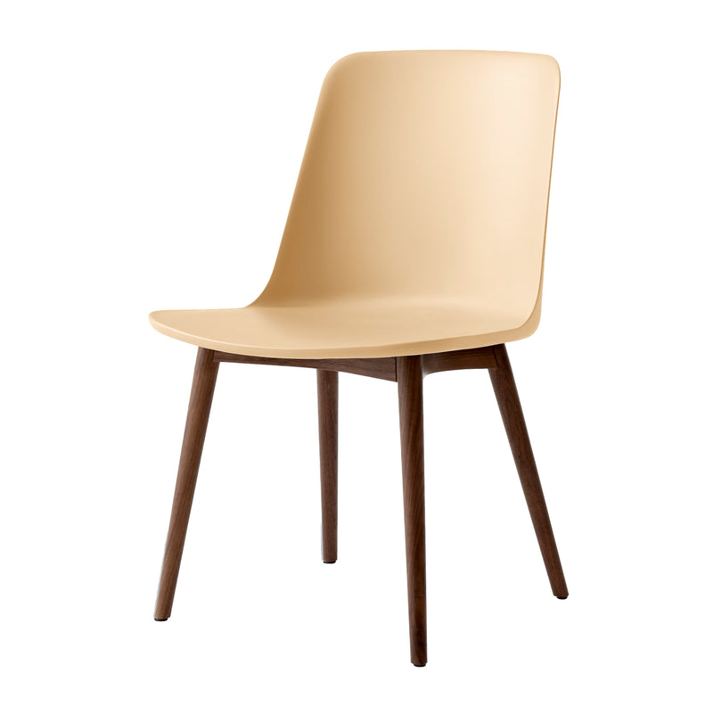 &Tradition - Rely Side Chair HW71 | beige / Walnuss
