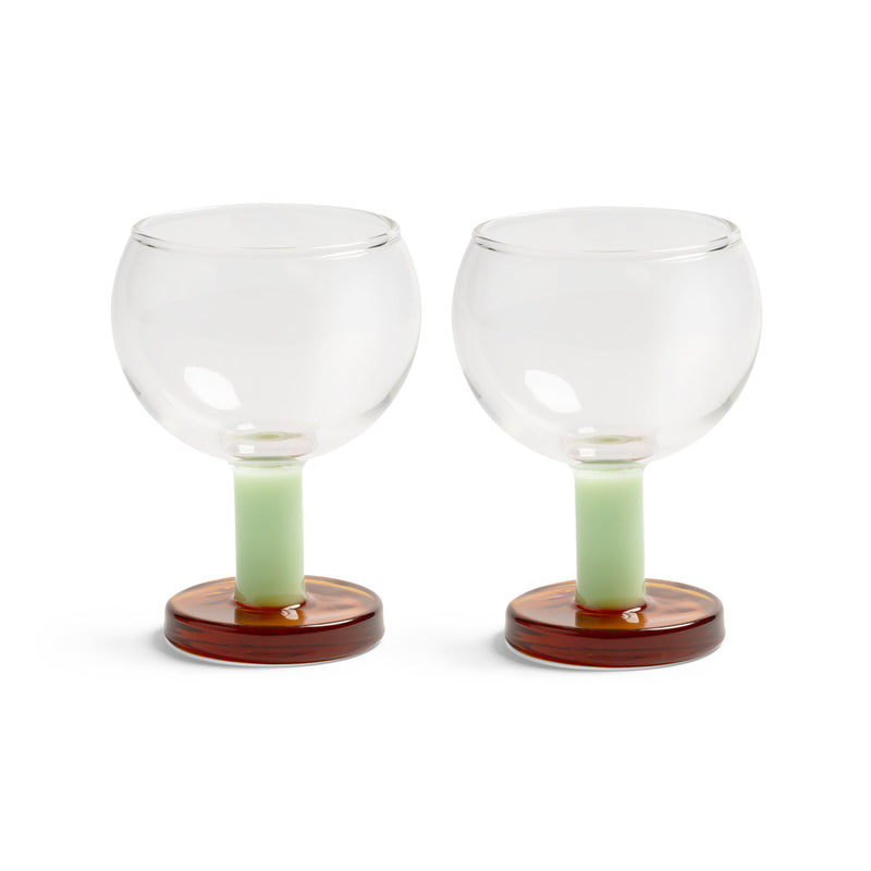 &klevering - Cantine Coupeglas | amber/grün