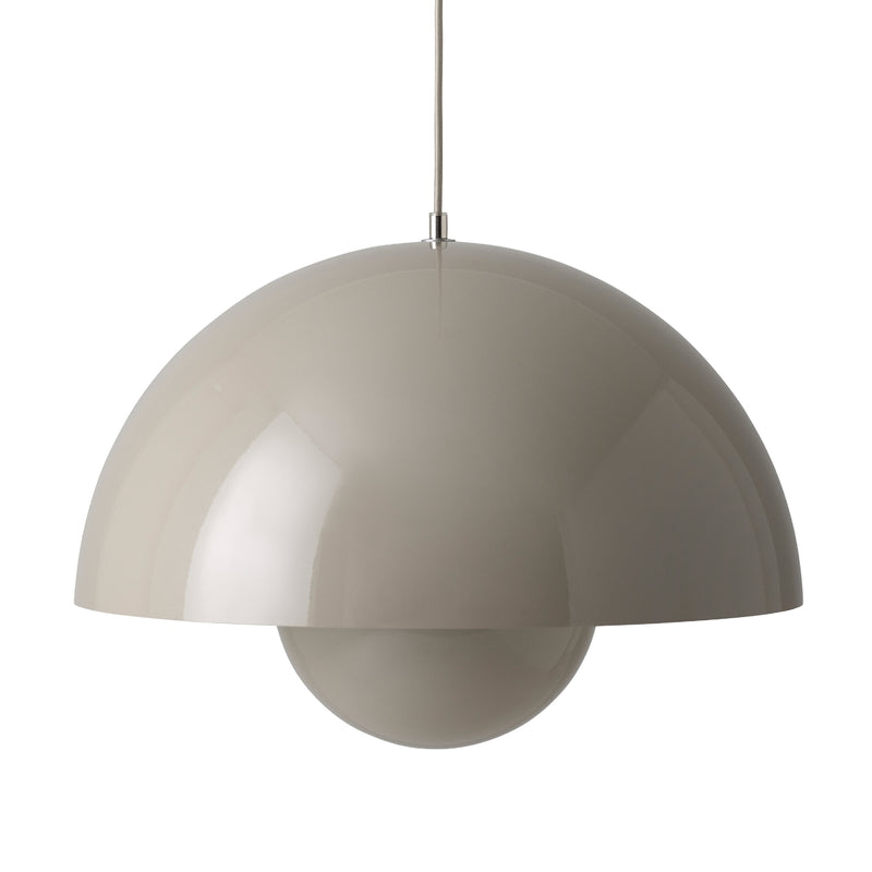 &Tradition - VP2 FlowerPot Pendelleuchte | grau-beige