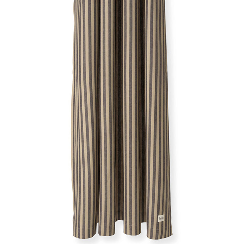Ferm Living - Chambray Duschvorhang | sand/black