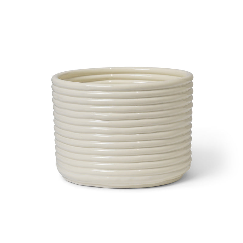Ferm Living - Corduroy Blumentopf | off white