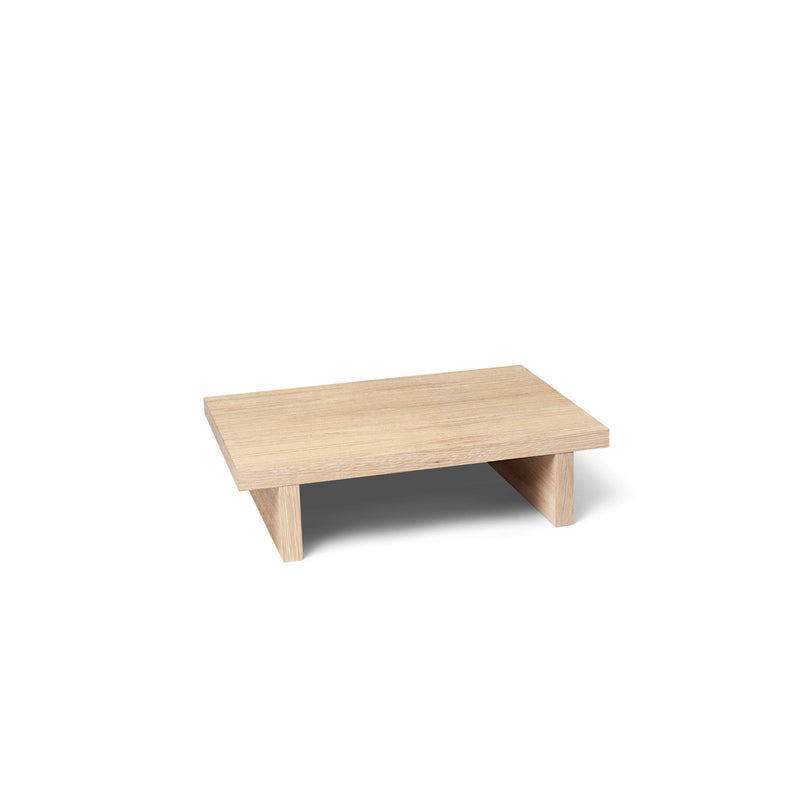 Ferm Living - Kona Low Beistelltisch | Eiche natur / 49 x 33,5 cm