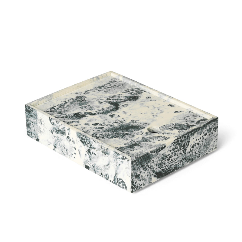 Ferm Living - Mist Box | 15 x 20 cm / emerald off white