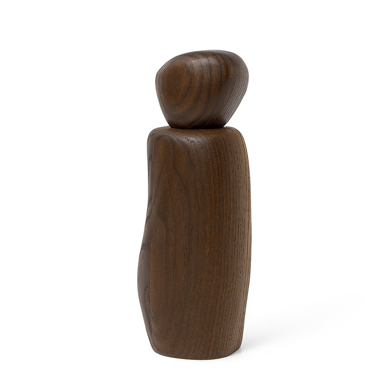 Ferm Living - Cairn & Pebble Gewürzmühle | Pebble / dunkelbraun