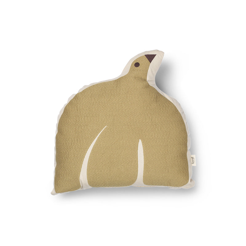 Ferm Living - Swif Bird Kissen | silver fern