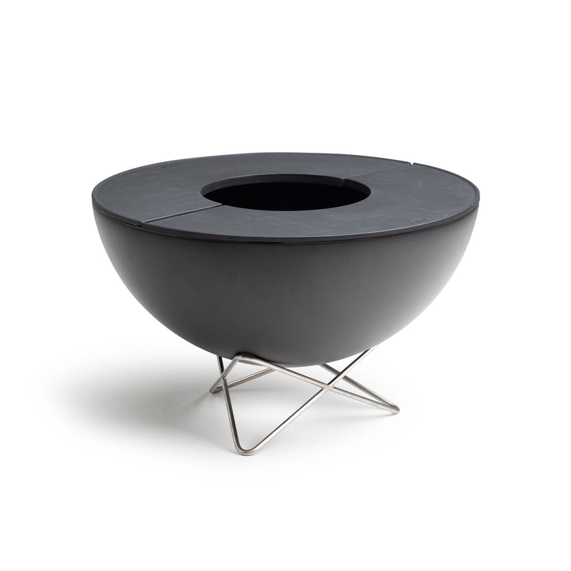 höfats - Bowl 57 Feuerschale | Plancha Grillset, Sternfuß, tief