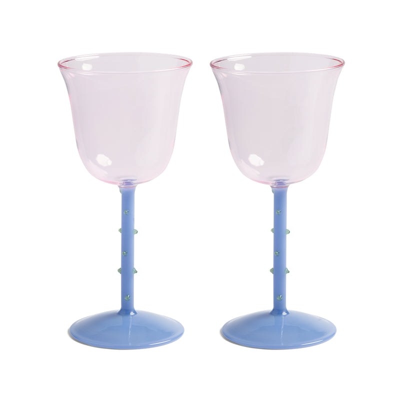 &klevering - Dot Weinglas | pink