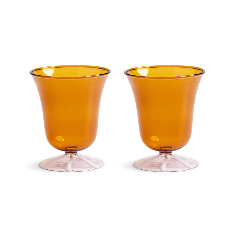 &klevering - Eve Trinkglas | amber