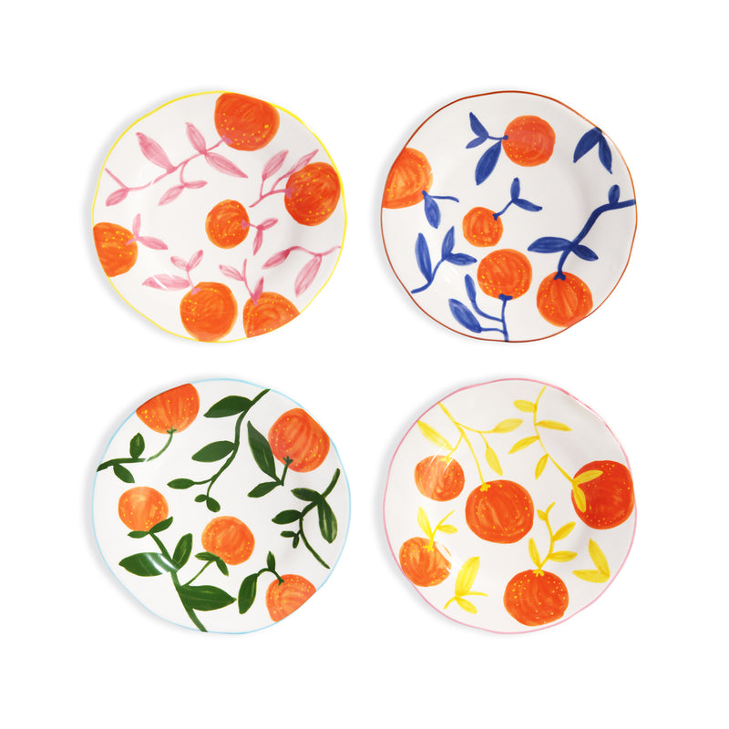 &klevering - Orange Teller | Ø 22 cm