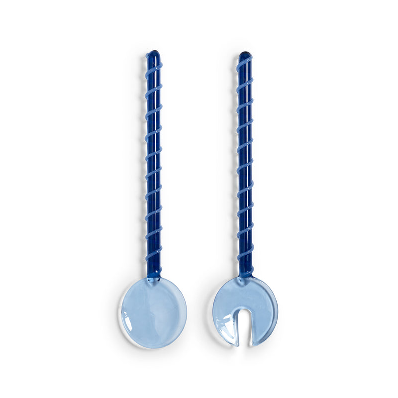 &klevering - Sling Salatbesteck | blau