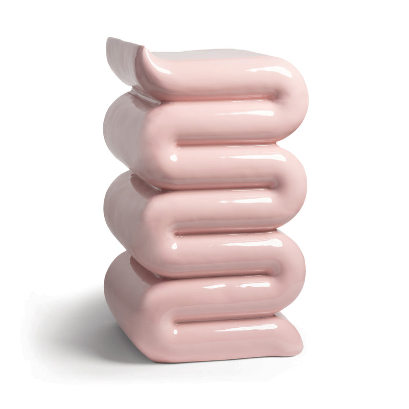 &klevering - Pillar Whip Beistelltisch | H 62 cm / pink