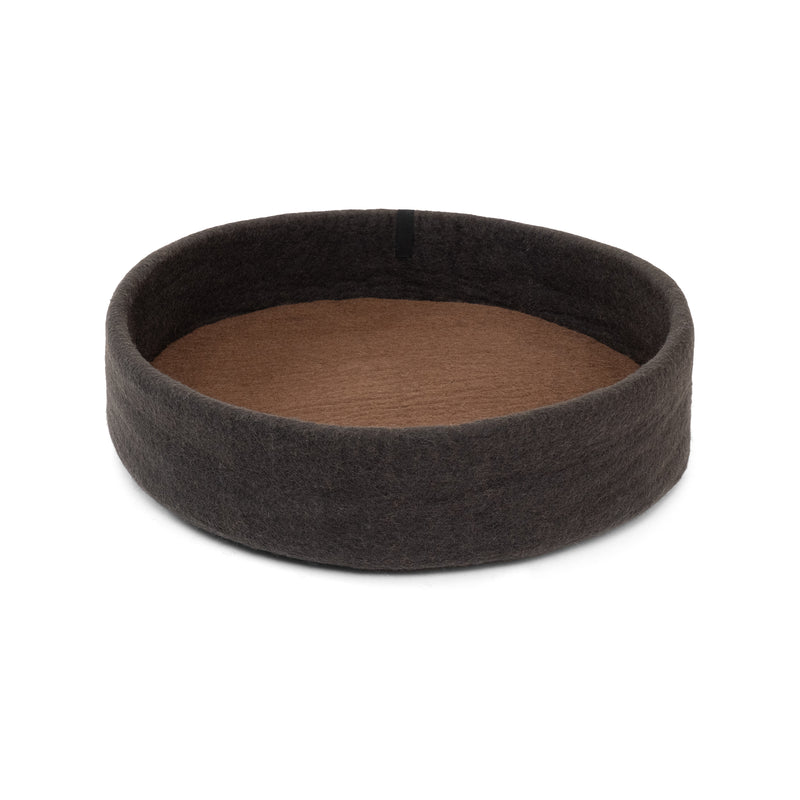 myfelt - Kuno Hundekorb | Ø 60 cm / braun