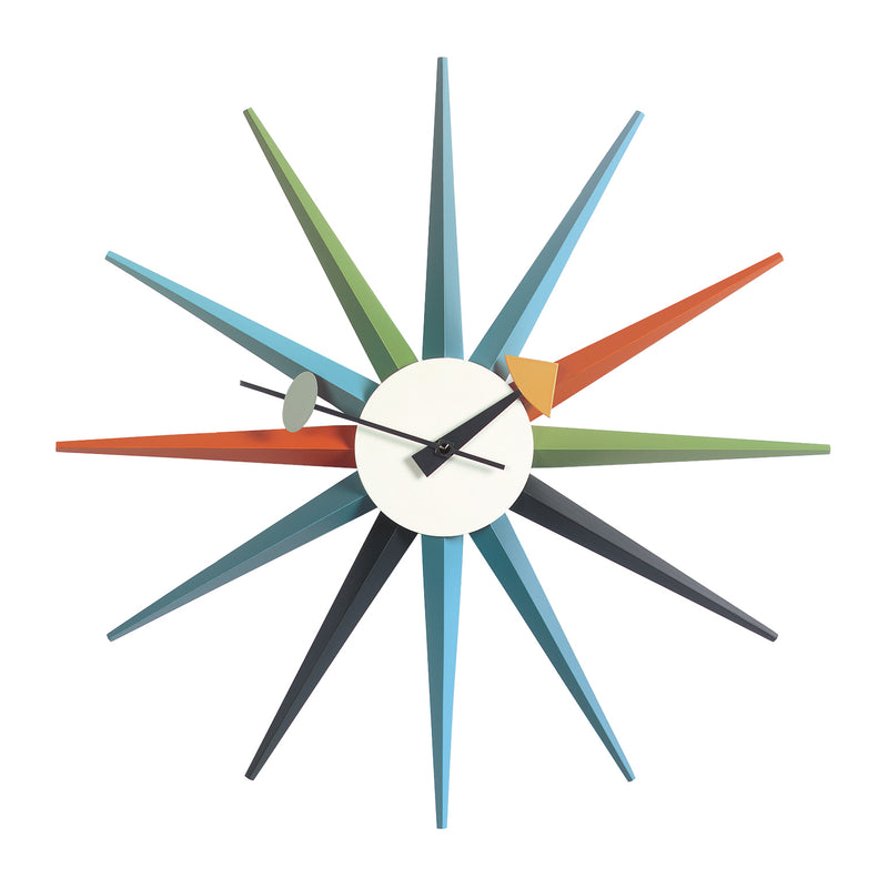 Vitra - Sunburst Clock | mehrfarbig