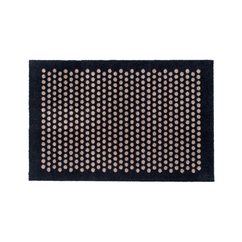 tica copenhagen - Dot Fußmatte | 60 x 90 cm / sand/schwarz