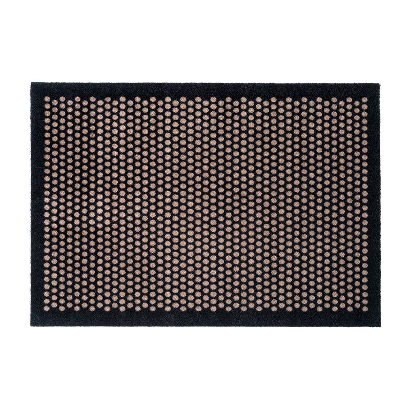 tica copenhagen - Dot Fußmatte | 90 x 130 cm / sand/schwarz
