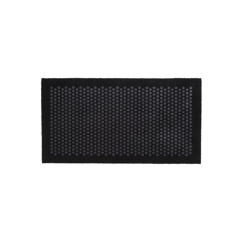tica copenhagen - Dot Fußmatte | 67 x 120 cm / schwarz/grau