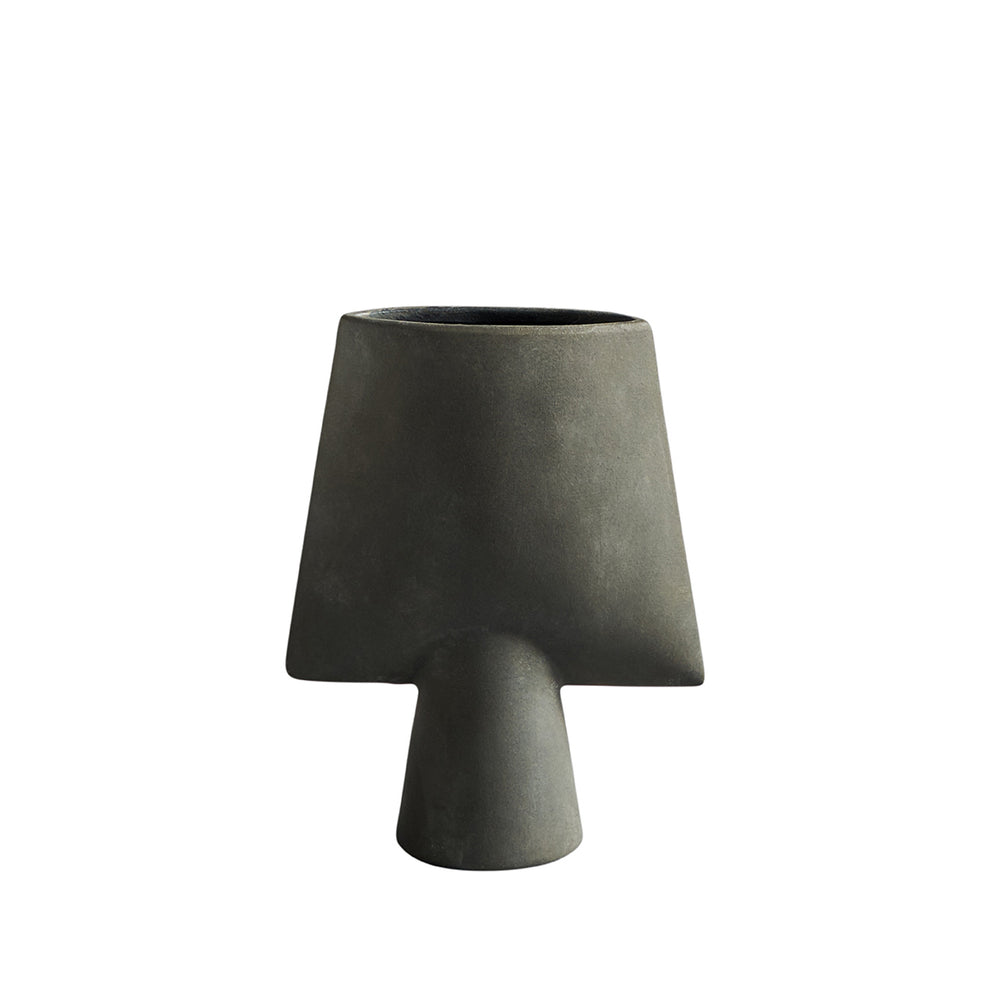 101 Copenhagen - Sphere Vase Square Mini | dunkelgrau
