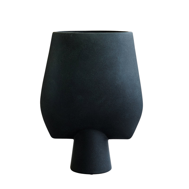 101 Copenhagen - Sphere Vase Square Large | schwarz