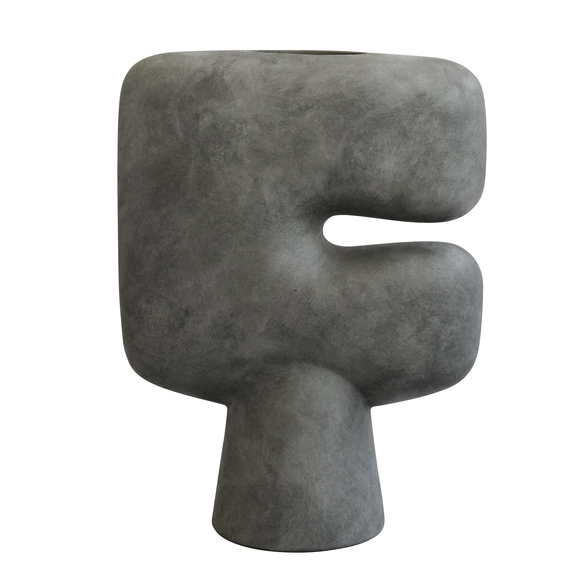 101 Copenhagen - Tribal Vase | Big / dunkelgrau