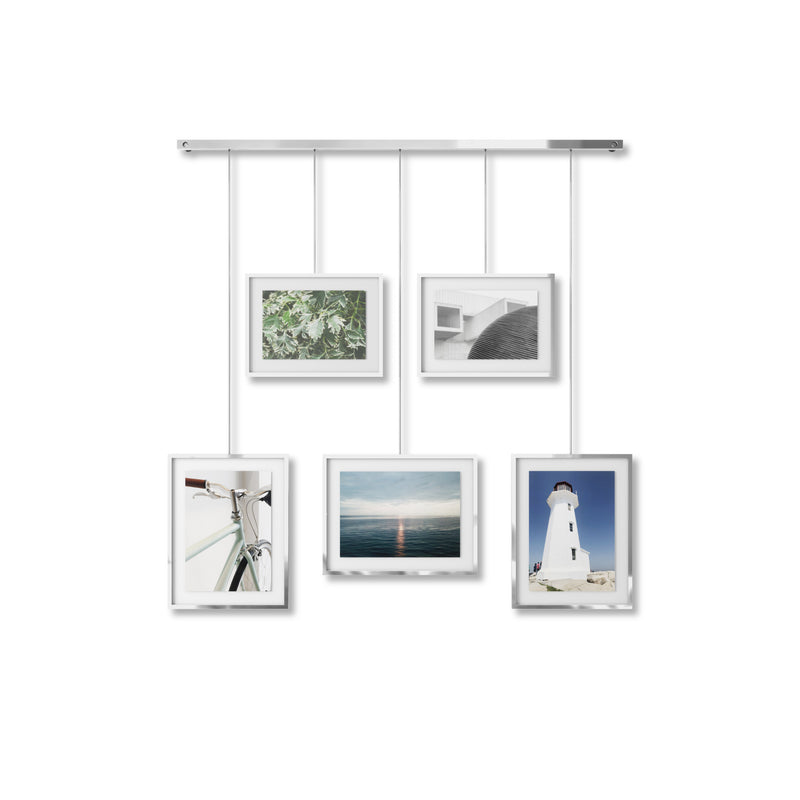 Umbra - Exhibit Bilderrahmen | 5er-Set / Chrom