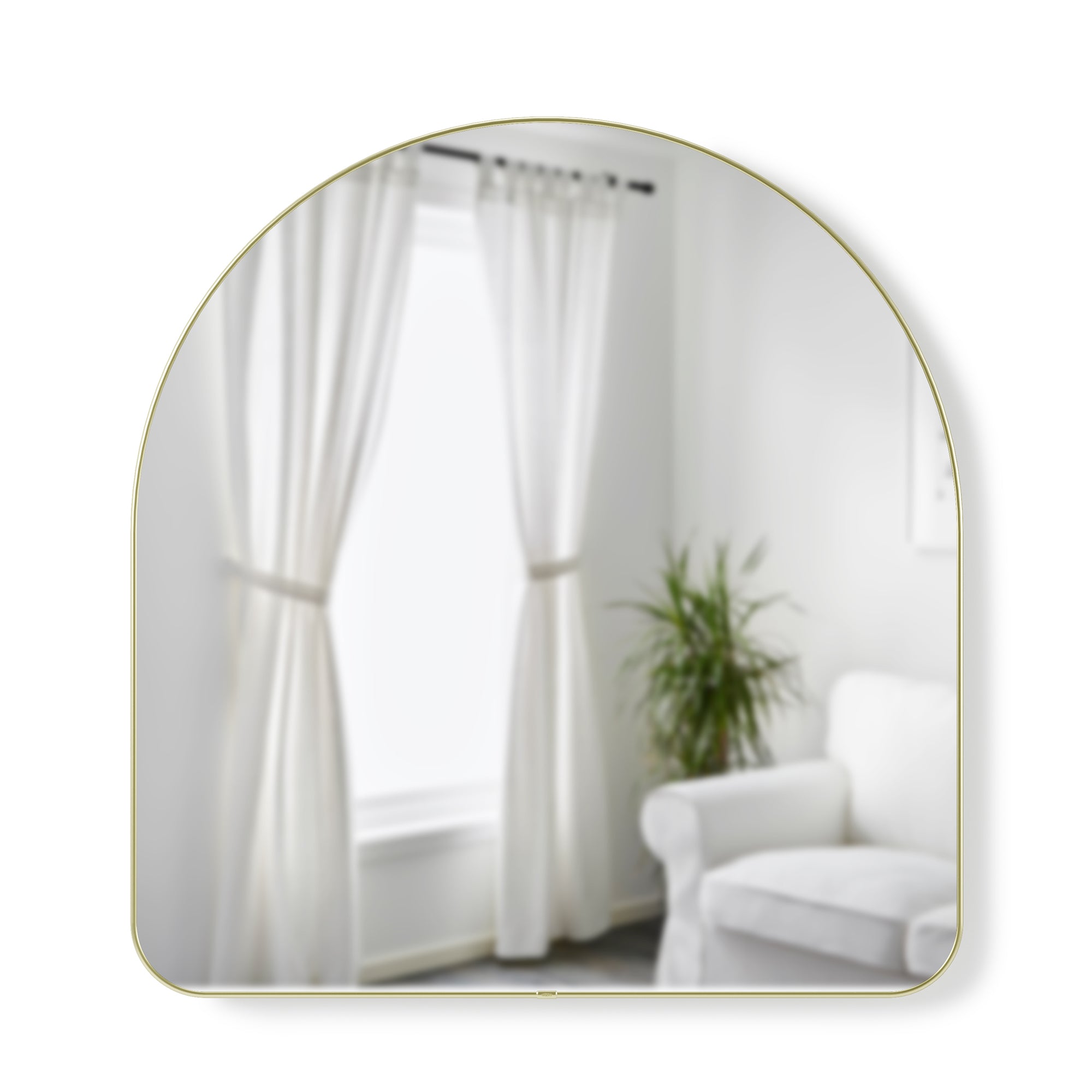 Umbra - Hubba Arched Wandspiegel | Messing