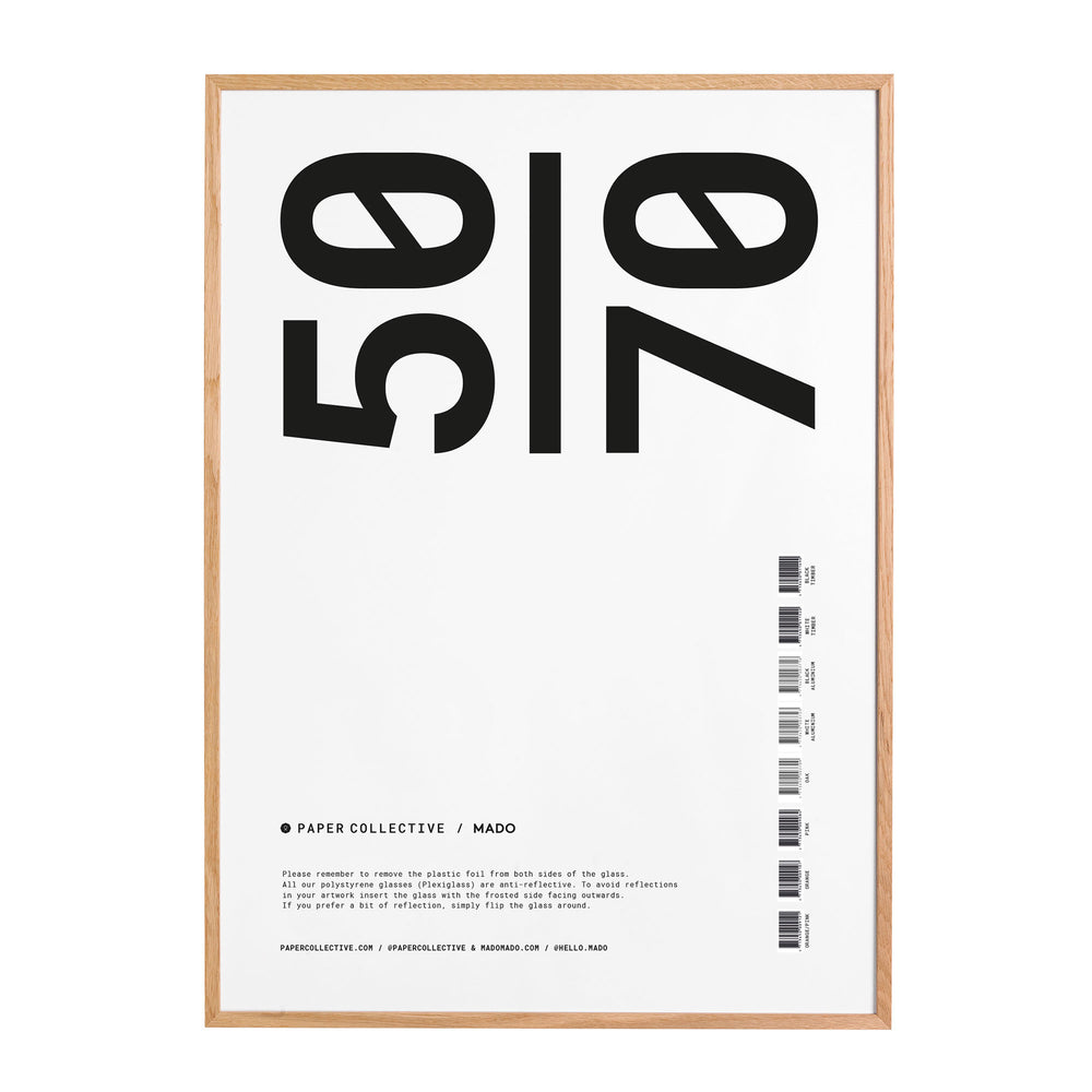 Paper Collective - Bilderrahmen | Eiche / 50 x 70 cm / natur