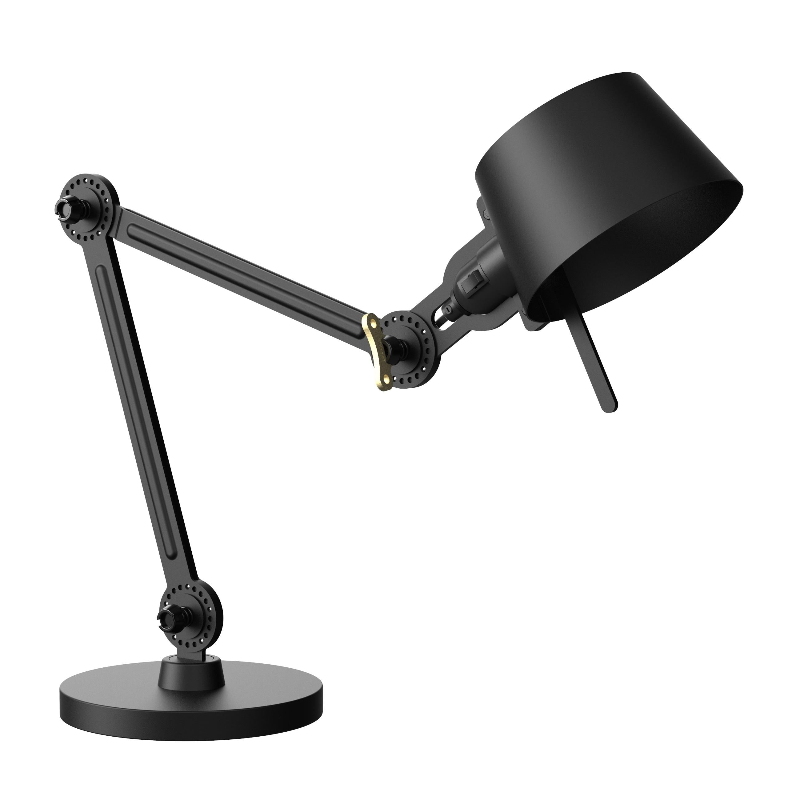 Tonone - Bolt 2 Arm Schreibtischleuchte klein | smokey black
