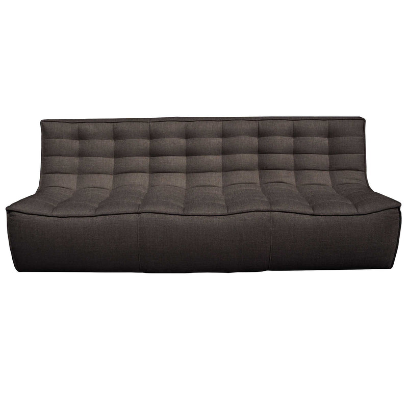 Ethnicraft - N701 3-Sitzer Sofa | dark grey