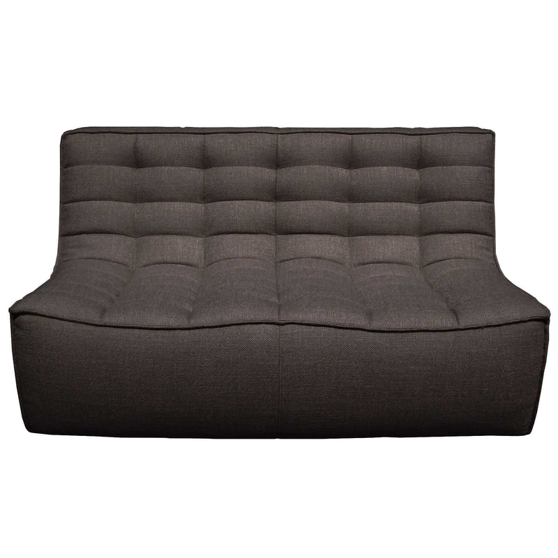 Ethnicraft - N701 2-Sitzer Sofa | dark grey