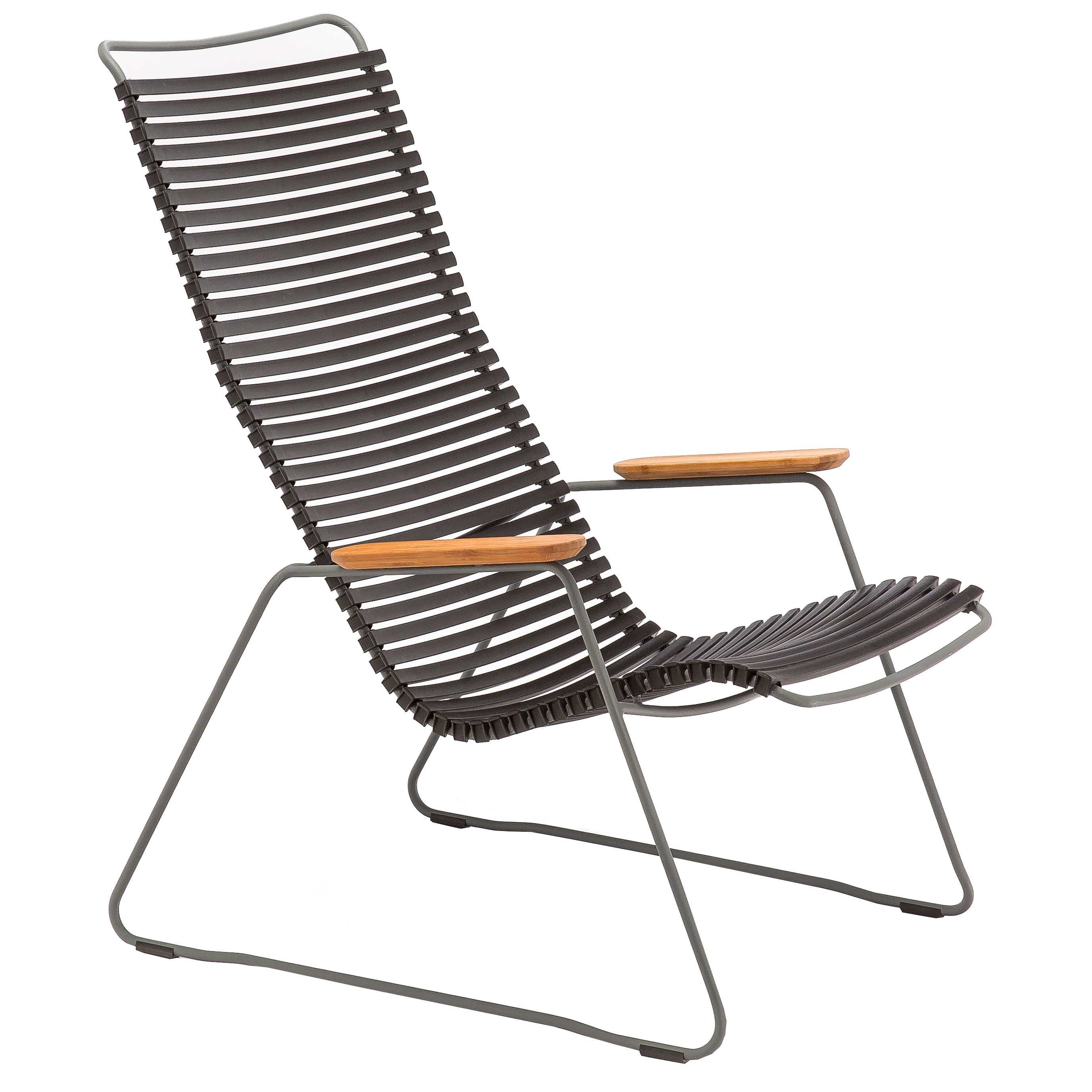HOUE - CLICK Outdoor Lounge Chair | schwarz