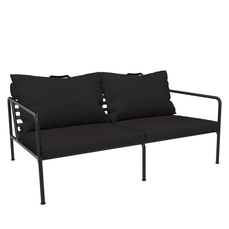 HOUE - AVON Sofa 2-Sitzer | charcoal / schwarz