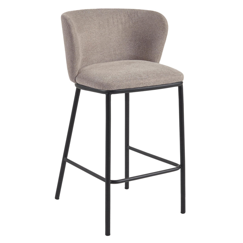 Kave Home - Ciselia Barhocker | Hellbraun