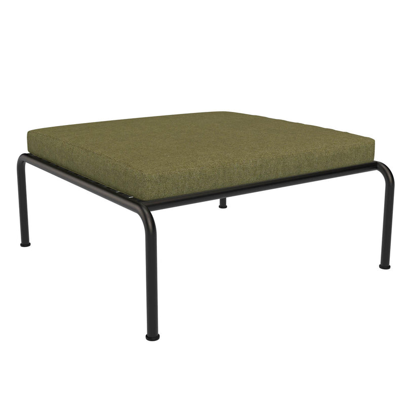 HOUE - AVON Ottoman | leaf / schwarz