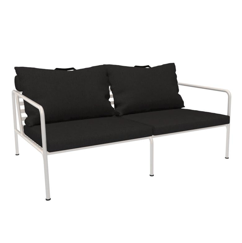HOUE - AVON Sofa 2-Sitzer | charcoal / muted white