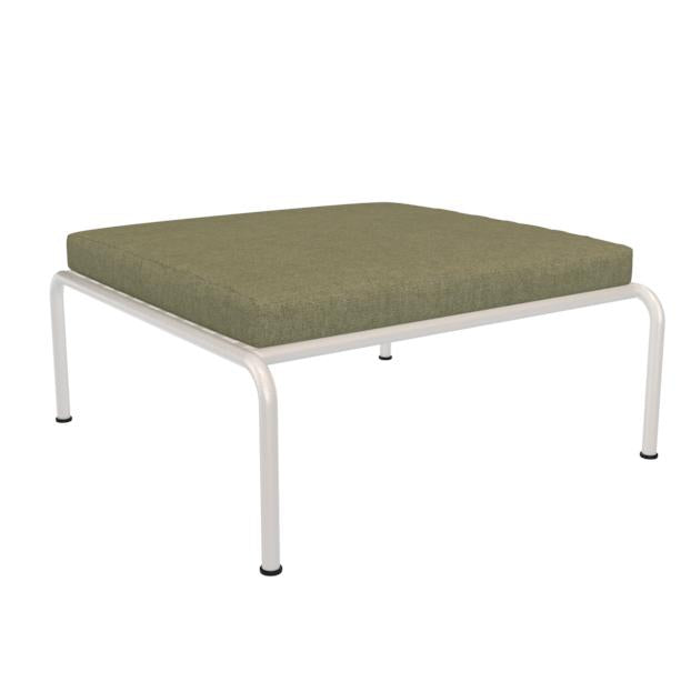 HOUE - AVON Ottoman | leaf / muted white