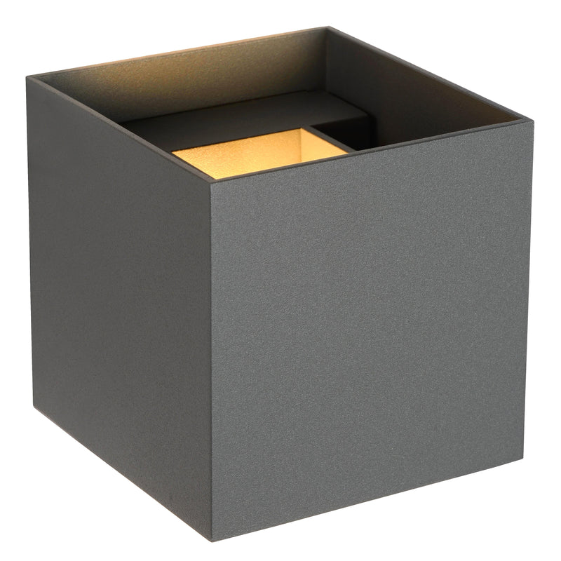 Lucide - XIO Wandleuchte LED, G9 - 1x4W, viereckig | vierkant / Grau